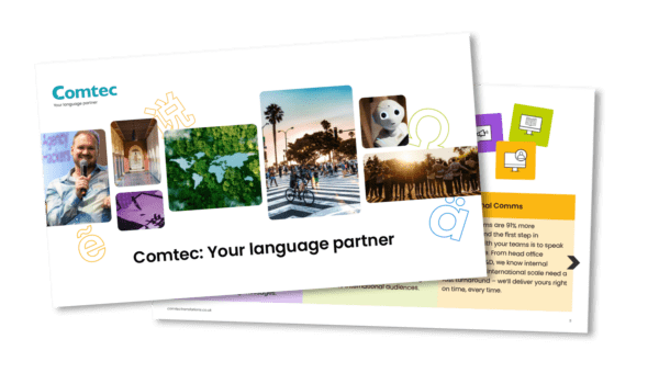 Comtec Brochure - Comtec Translations