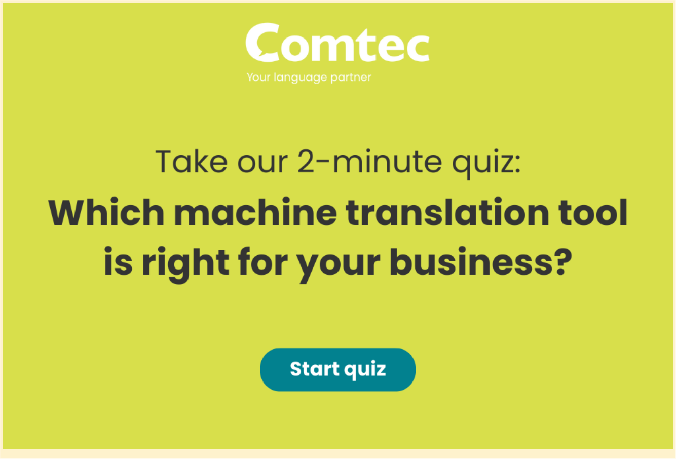 which machine translation tool is right for your business