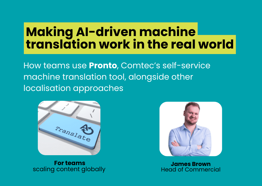 Making AI-driven machine translation work in the real world