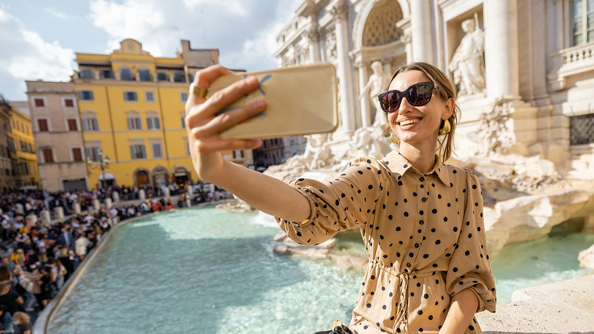 tourist fonti di trevi